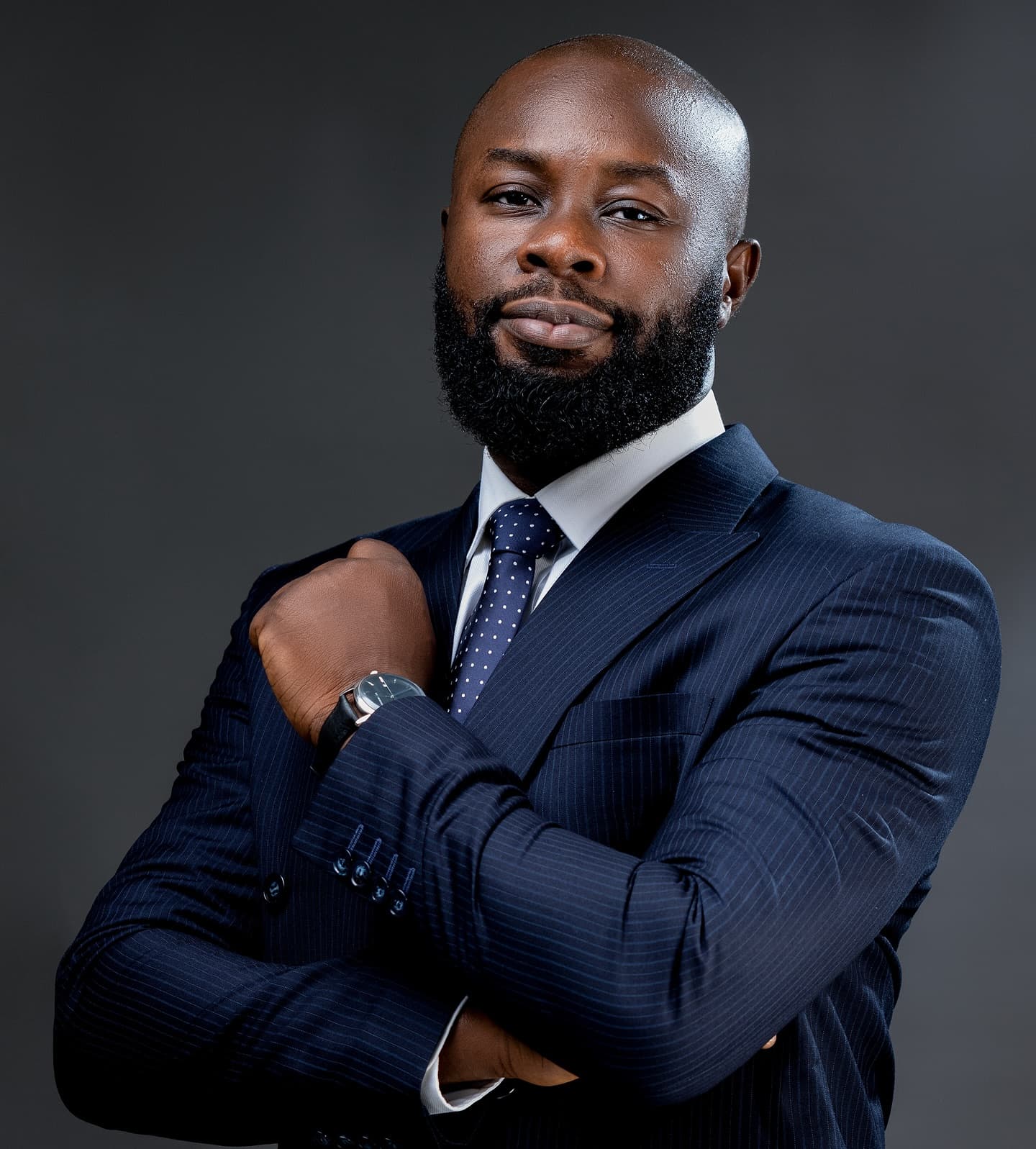 Portrait of Olorunleke (Leke) Ojuolape, geologist and real estate entrepreneur